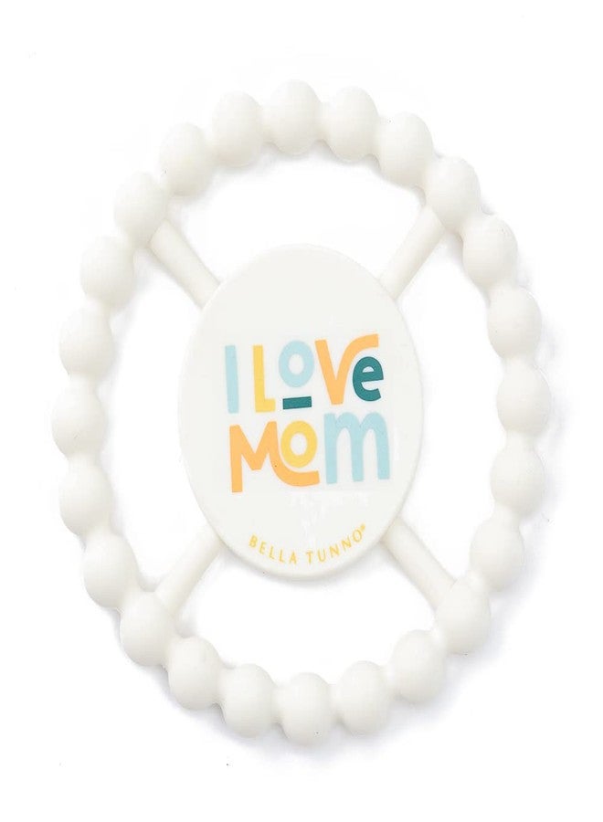 Bella Tunno Baby Teether by Bella Tunno, Silicone Teethers for Babies 3-6 Months, 6-12 Months, Baby Toys, Pacifier, Teething Relief, Boys, Girls, I Love Mom - Image 1